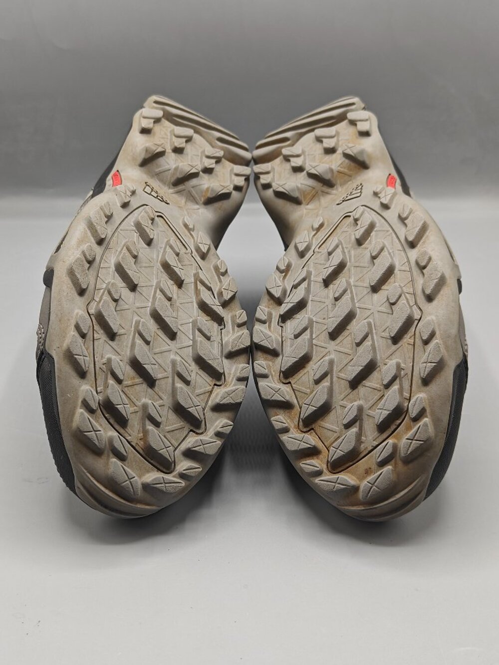 Adidas Terrex AX2R CM7728 Men's 9 Gray Black Trail Hiking Shoes Sneakers - Picture 10 of 12